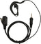 G-Shape Clip Ear Earpiece Headset with PTT Button & Mic for Yaesu Vertex VX-6R 7R 6E 7E Icom IC-4300L