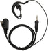 G-Shape Clip Ear Earpiece Headset with PTT Button & Mic for Yaesu Vertex VX-6R 7R 6E 7E Icom IC-4300L