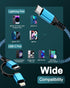USB C Multi Charging Cable 2 in 1, 6FT Braided USB-C to Lightning/Type C for iPhone 15 Pro Max, iPad, Galaxy, Pixel,