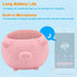 Socobeta Portable Lovely Pig Wireless Bluetooth 5.0 Speaker with Built-in Mic for Home/Travel (Pink)