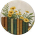 Cute Floral Bookish Sunflowers Flower Theme PopSockets Standard PopGrip