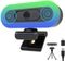 Hrayzan 2K USB-C Webcam with Ring Light/Fill RGB Light, Privacy Cover, Built-in Dual