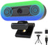 Hrayzan 2K USB-C Webcam with Ring Light/Fill RGB Light, Privacy Cover, Built-in Dual