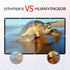 100" Projector Screen,4K 16:9 HD Wall Mount Projector Screen Foldable Projection Screen Hanging Portable Indoor Projector Screen with Cord for Movie Night Home Cinima (100)