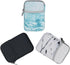 Waterproof External Hard Drive Carrying Case, Shockproof 2.5 inch Storage Bag for Seagate/WD/Toshiba (2-Pack) (Black +