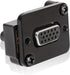 QIANRENON DB15 Panel Mount VGA Female to Female Connector, 3 Row 15 Hole Coupler, Transmits 1080P Analog Video Signal