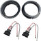 VW Golf IV Passat Speakers Adapter Kit with Wiring Harness, 165mm 6.5" Speaker Spacer Rings