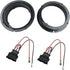 VW Golf IV Passat Speakers Adapter Kit with Wiring Harness, 165mm 6.5" Speaker Spacer Rings