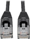 Tripp Lite Cat6a 10G Ethernet Cable - Snagless Molded Slim UTP Network Patch Cable (RJ45 M/M), Black, 6 ft.