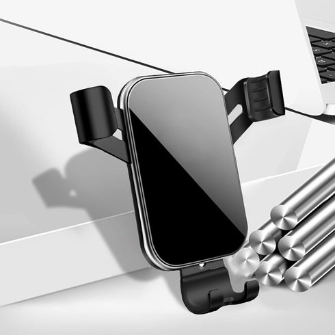KUNGKIC for Mini R50 R52 R53 Hatch Auto Phone Holder, Aluminum Car Cradle, Rotatable Clip, Foldable Cell Phone Cradle