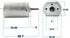 S25HH0 FK131SH-4030E 3V 3.7V 27700RPM Small Carbon Brush Motor DC Ultra High-speed Large Torque for Toy Car Boat Model