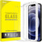 JETech Screen Protector for iPhone 12/12 Pro 6.1-Inch, Tempered Glass Film with Easy-Installation Tool, 2-Pack