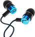 4 Pack Wired Earbuds - 3.5MM Stereo Earphones, In-Ear Headphones, 1M Braided Cord for MP3, CD Player, Laptop, Tablet.