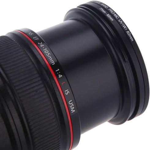 Andoer 18pcs Camera Lens Filter Metal Adapter Ring Kit, Filter Ring Adapter (9pcs Step Up & 9pcs Step Down)