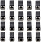 RJ45 Couplers, in Line Coupler Cat5 Cat5e Cat6 Cat7 Ethernet Cable Extender Adapter (20 Pack)