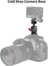 HSU Cold Shoe Mount Adapter - Aluminum 1/4”-20 Screw Hole 360° Rotation Tripod Mount for GoPro Hero