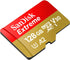 Sandisk 128GB 245MB/s 120MB/s 5.3K 4K SDSQXH9-128G-GZ6MA Extreme microSD UHS-I Card - Up to Read Speed and Write Speed