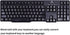 CaseBuy 2PCS Thai Keyboard Stickers, Thai-English Keyboard Letters Replacement Sticker White Font on Black Background