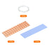 MECCANIXITY Copper Heatsink 70x20x2mm with Thermal Pad and Rubber Ring for PC, Laptop Cooler, M.2 SSD Memory, 1 Set