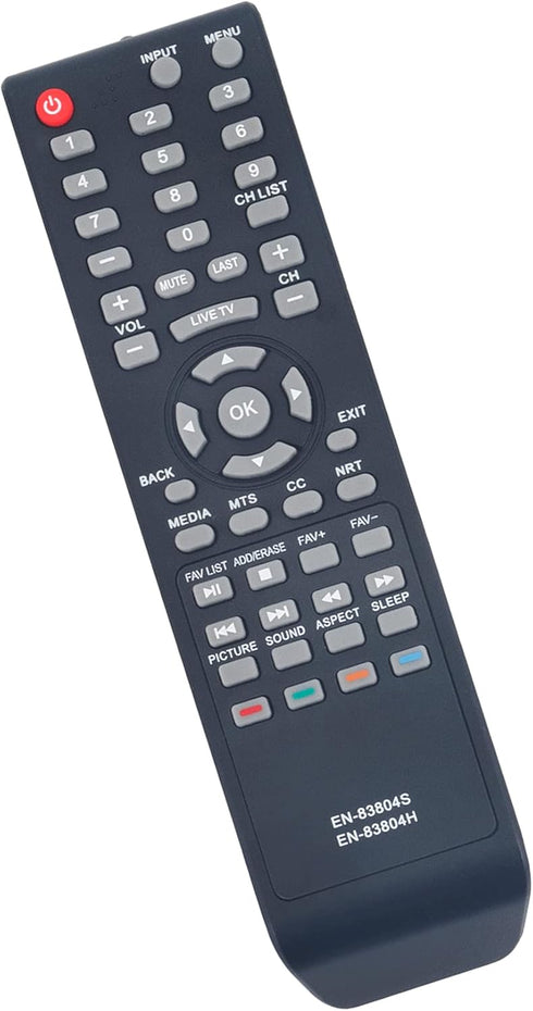 EN-83804H Replacement Remote Control for Hisense TV Models 32H3D, 40H3F9, 43H3D, 32H3308, 39H3080E, 40EU3000