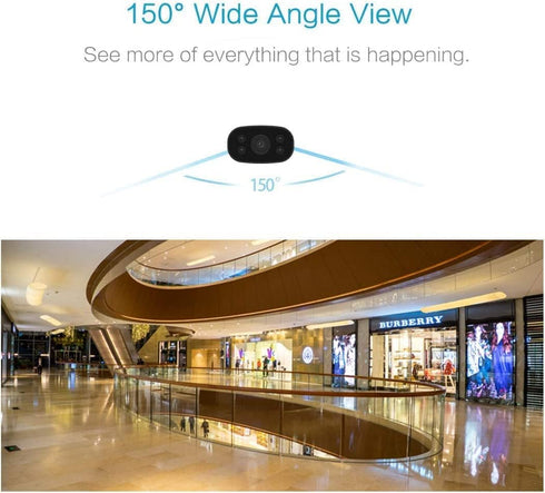 Hidden Security Cameras HUOMU Mini Spy Cam, 1080P HD Wireless WiFi Indoor Outdoor Surveillance
