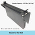 JINGCHENGMEI 19 Inch 2U 125 lb (1) Heavy Duty Vertical Wall Mountable Rack and Wall Mountable Server Rack