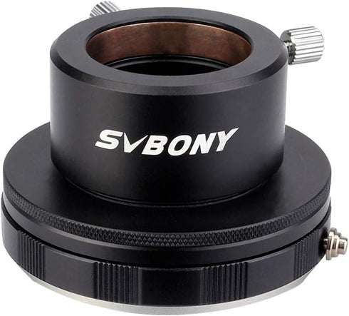 SVBONY SV149 Camera Lens Adapter for Canon DSLR Cameras to 1.25 inch Eyepiece Adapter for Photography