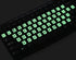 CaseBuy 2PCS Pack Universal English Keyboard Stickers Glow in The Dark, Keyboard Letters Stickers for Computer Laptop