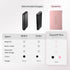 Clutch Pro Portable Charger for iPhone 14 or Older, Magnetic Battery, TSA Approved Travel Charger, Built-in Cable, Black