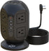 AiJoy Surge Protector Power Strip Tower with 8 Outlets 4 USB Ports(1 USB-C),