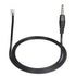 SinLoon RJ9 Male to 3.5mm Telephone Adapter Cable, Convert RJ9 Headset to Male 3.5mm Cell Phone Adapter for Most