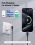 SUNGUY USB-C to USB-C Cable, 2-Pack 1.5FT Right Angle 60W PD USB C Charger Cable for iPhone 15/15 Plus/15 Pro/15 Pro