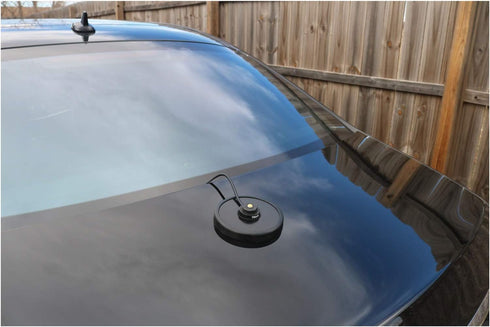 Tram 5 inch NMO Magnet Mount, Multi Band NMO Mount Antenna, 18 inch Stainless Steel Whip Covers VHF UHF Frequencies