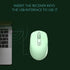 ONE-UP Wireless Mouse, 2.4G + Bluetooth, Rechargeable Battery, Silent, Portable, USB Nano Receiver for Laptop,