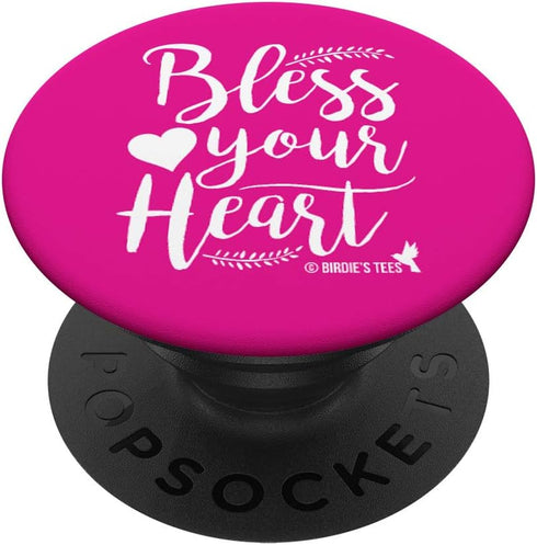 Inspirational "Bless Your Heart" PopSocket Swappable Grip