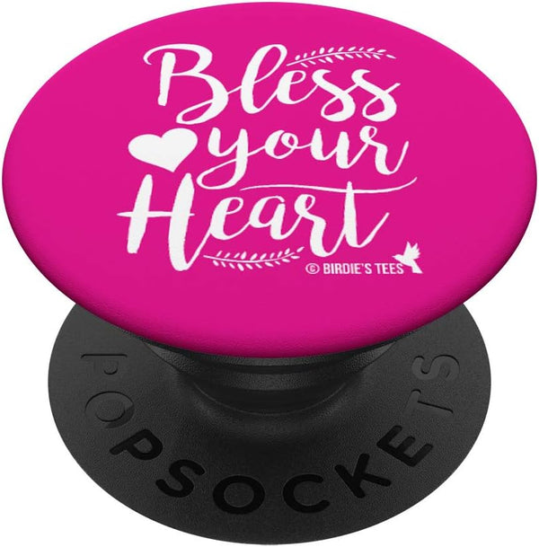 Inspirational "Bless Your Heart" PopSocket Swappable Grip