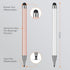 Isvo 3-Pack 2-in-1 Tablets Stylus Pen for All Touchscreen with Precision Disc Tip, Universal Stylus Compatible