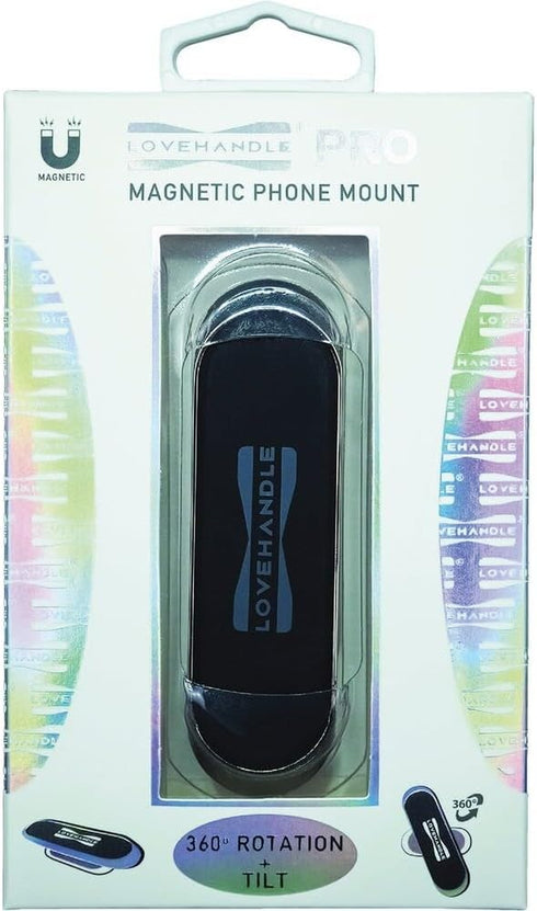 LOVEHANDLE PRO Mount - Magnetic Phone Holder for Car - Portable Electronic Device Mount