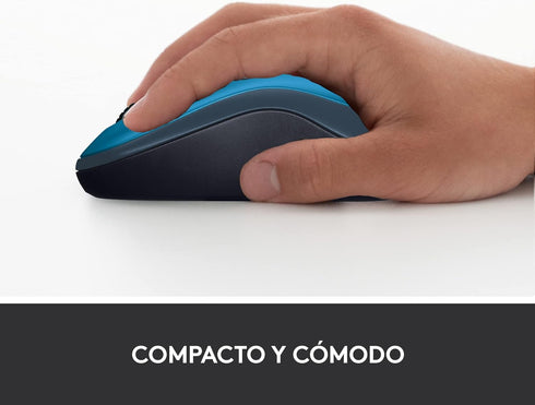 Logitech M185 Wireless Mouse, 2.4GHz with USB Mini Receiver, 12-Month Battery Life, 1000 DPI Optical Tracking,