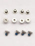 12pcs Bottom Cover Screws for Dell XPS 13 9350 9360, XPS 15 9550 9560 9570 M5510, Silver