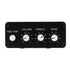 Garosa Mini Electronic Audio Stereo Preamplifier, DC 12V Small Stereo Audio Amplifier with Treble Bass Volume Control