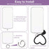 Heart Loop Phone Lanyard, Smart Phone Hand Wrist Lanyard Strap with Key Chain Holder Compatible with Most Smartphones