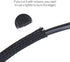 Black PET Expandable Sleeving, Cord Protector Wire Loom Tubing for USB Charger Cable, Power Cord, Audio Video Cable