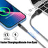 iPhone Charger Lightning Cable 3 Pack 3FT, Apple MFi Certified USB to Lightning Fast Charging Cord