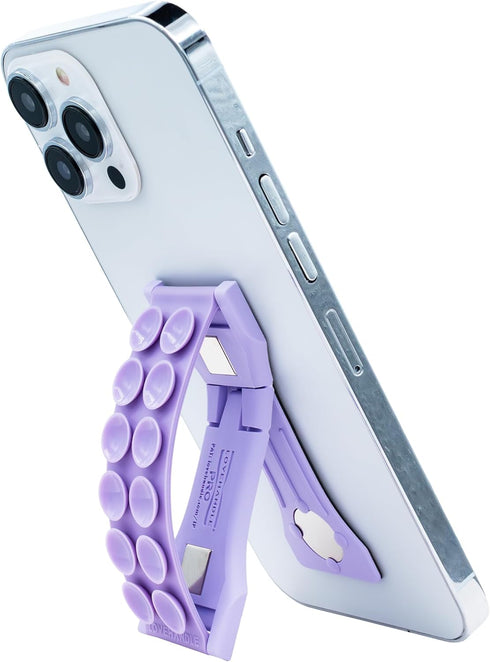 LOVEHANDLE PRO Premium Phone Grip - Suction Strap - Strong Grip Holder - Hands Free - Magnetic Phone Mount