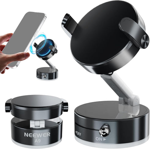 NEEWER ENTRY LEVEL VERSION Magnetic Cell Phone Holder Mount Stand Foldable with Vacuum