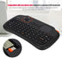Yoidesu Mini Keyboard with Touchpad Mouse, 2.4GHz Rechargeable 83-Key Mini Keyboard Controller.