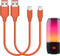 Geekria USB Speakers Short Charger Cable Compatible with JBL Tune 700BT, 450BT, Live 500BT, 2 Pack