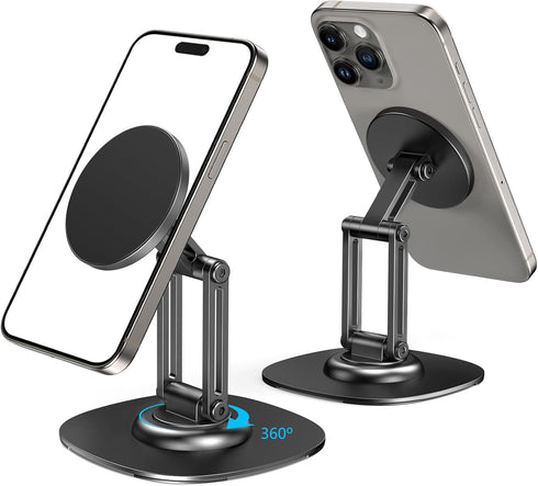 CreaDream Magnetic Phone Stand, MagSafe iPhone Stand Holder for Desk with 360 Rotating
