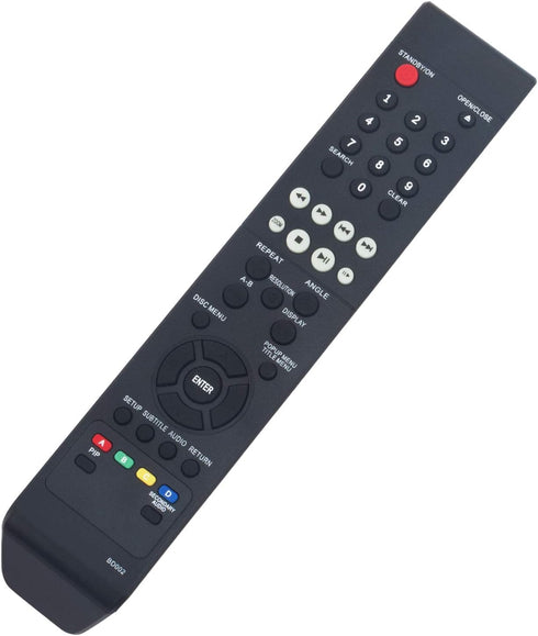 BD002 Replacement Remote Control for Insignia Blu-Ray DVD Player, NS-BDLIVE01, NS-2BRDVD